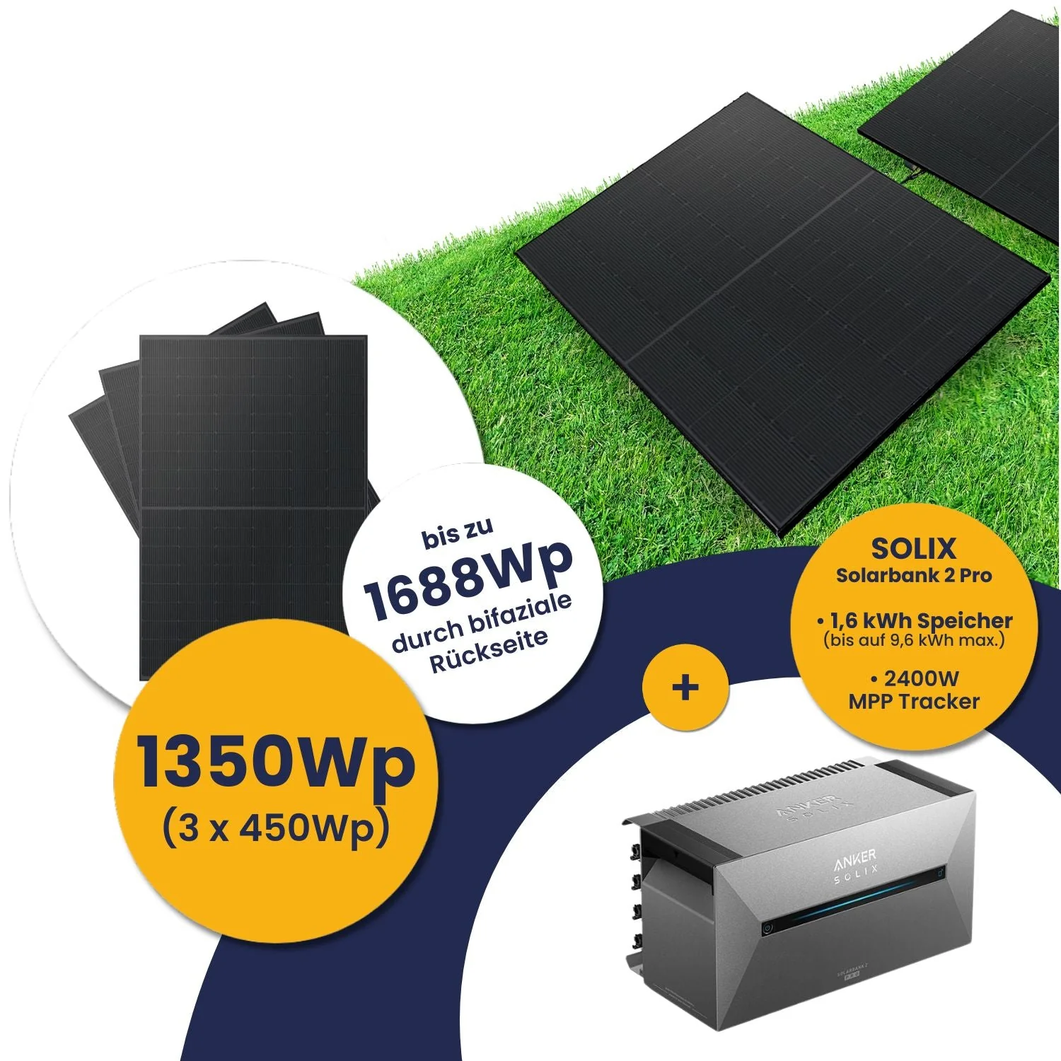 Anker Solarbank 2 E1600 Pro und Kleines Kraftwerk 1350Wp Trio mit optionaler Halterung - Image 10
