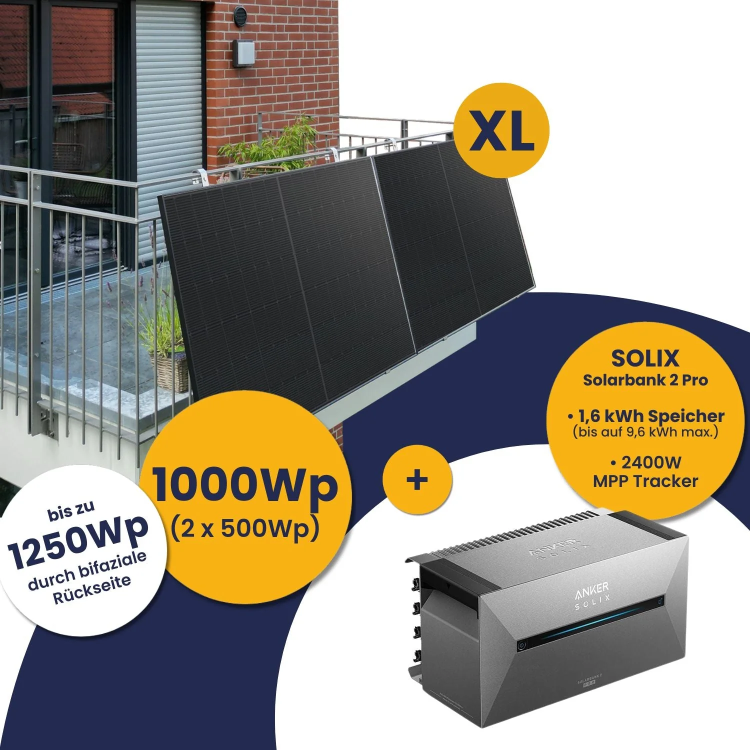 inFranken.de Deal: Anker Solarbank 2 E1600 Pro und Kleines Kraftwerk XL 1000Wp Duo mit optionaler Halterung - Image 12