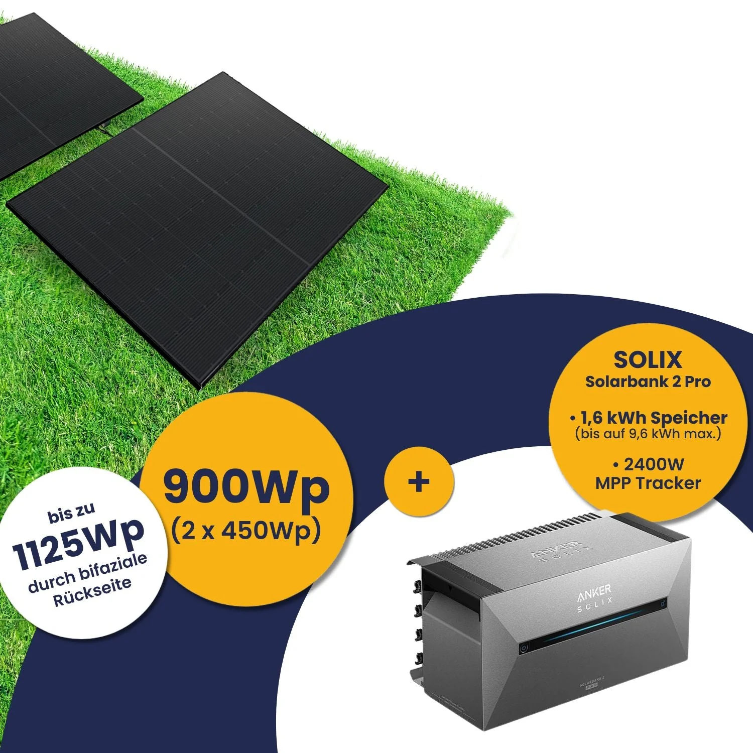 Anker Solarbank 2 E1600 Pro und Kleines Kraftwerk 900Wp Duo mit optionaler Halterung - Image 10