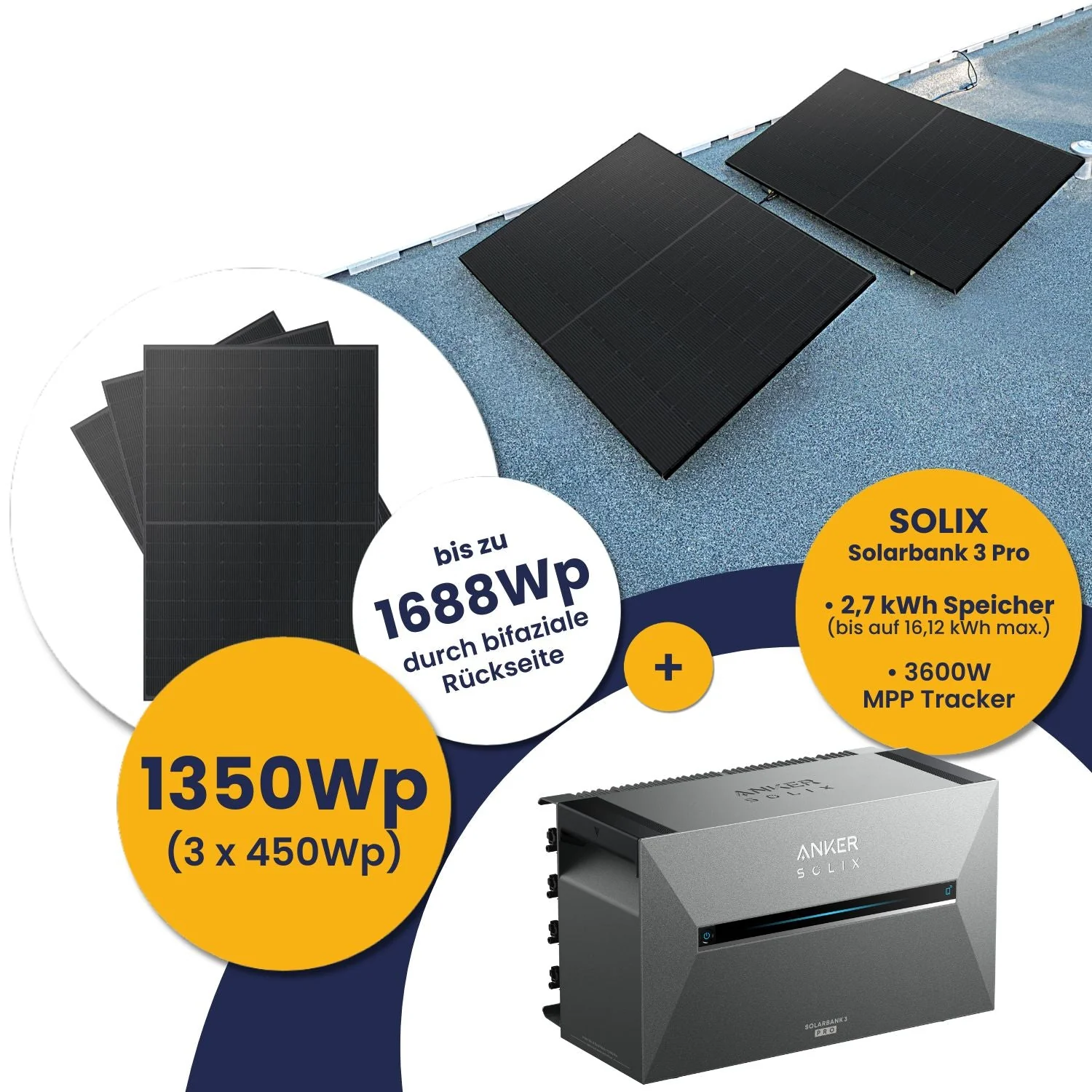 Anker Solarbank 3 E2700 Pro und Kleines Kraftwerk 1350Wp Trio mit optionaler Halterung - Image 24