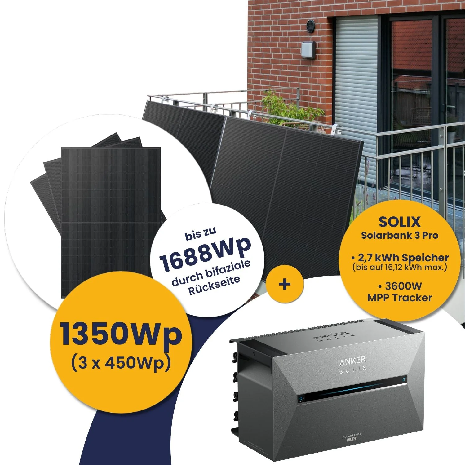 Anker Solarbank 3 E2700 Pro und Kleines Kraftwerk 1350Wp Trio mit optionaler Halterung - Image 26