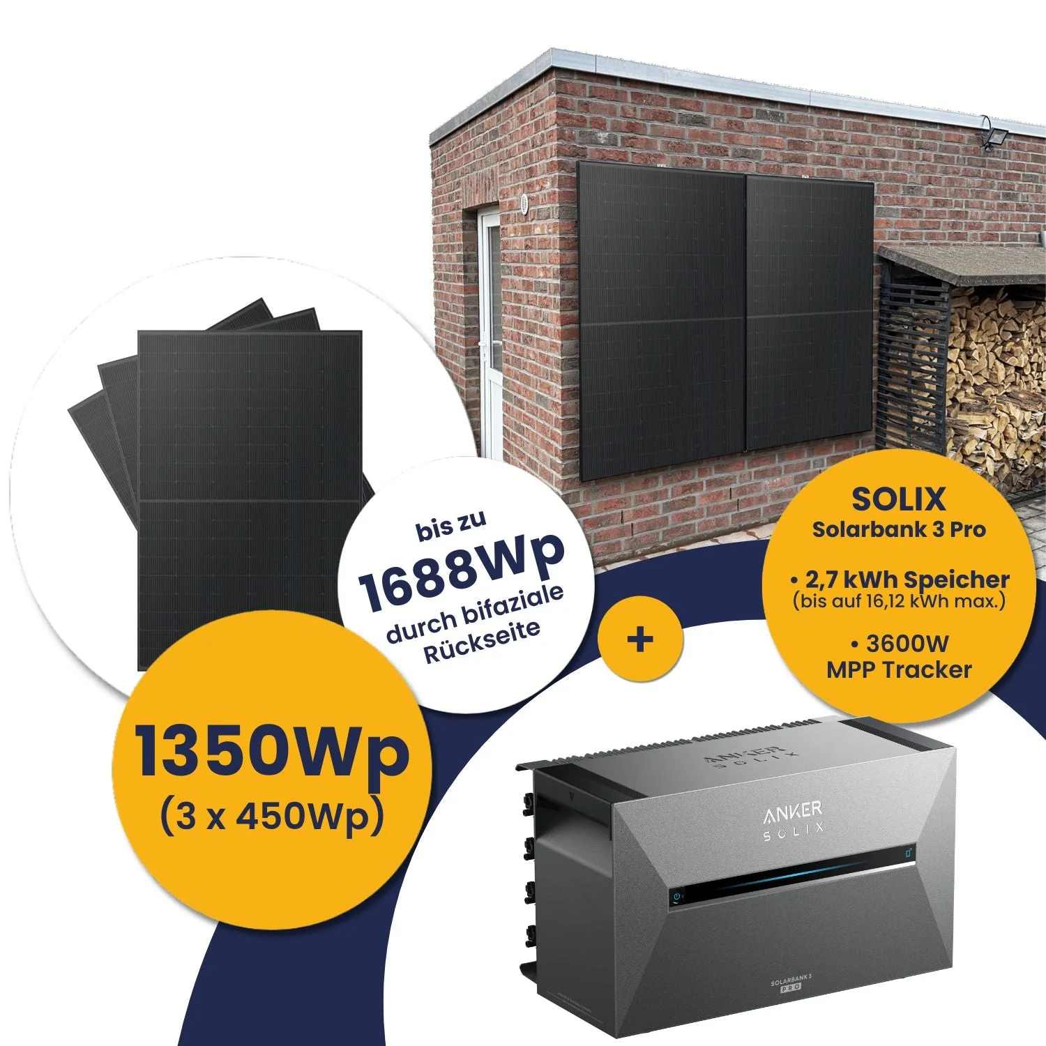 Anker Solarbank 3 E2700 Pro und Kleines Kraftwerk 1350Wp Trio mit optionaler Halterung - Image 27