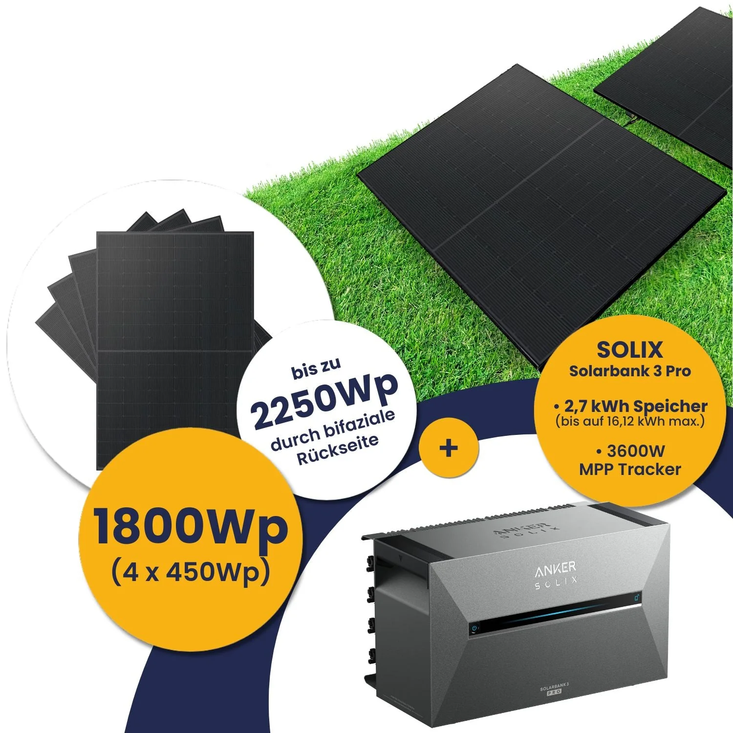 Anker Solarbank 3 E2700 Pro und Kleines Kraftwerk 1800Wp Quattro mit optionaler Halterung - Image 24