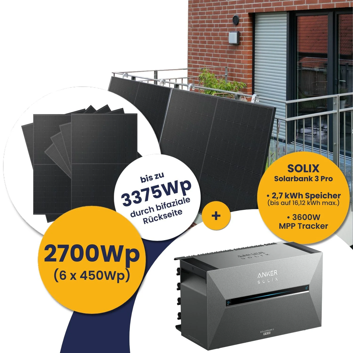 Anker Solarbank 3 E2700 Pro und Kleines Kraftwerk 2700Wp Hexa mit optionaler Halterung - Image 25