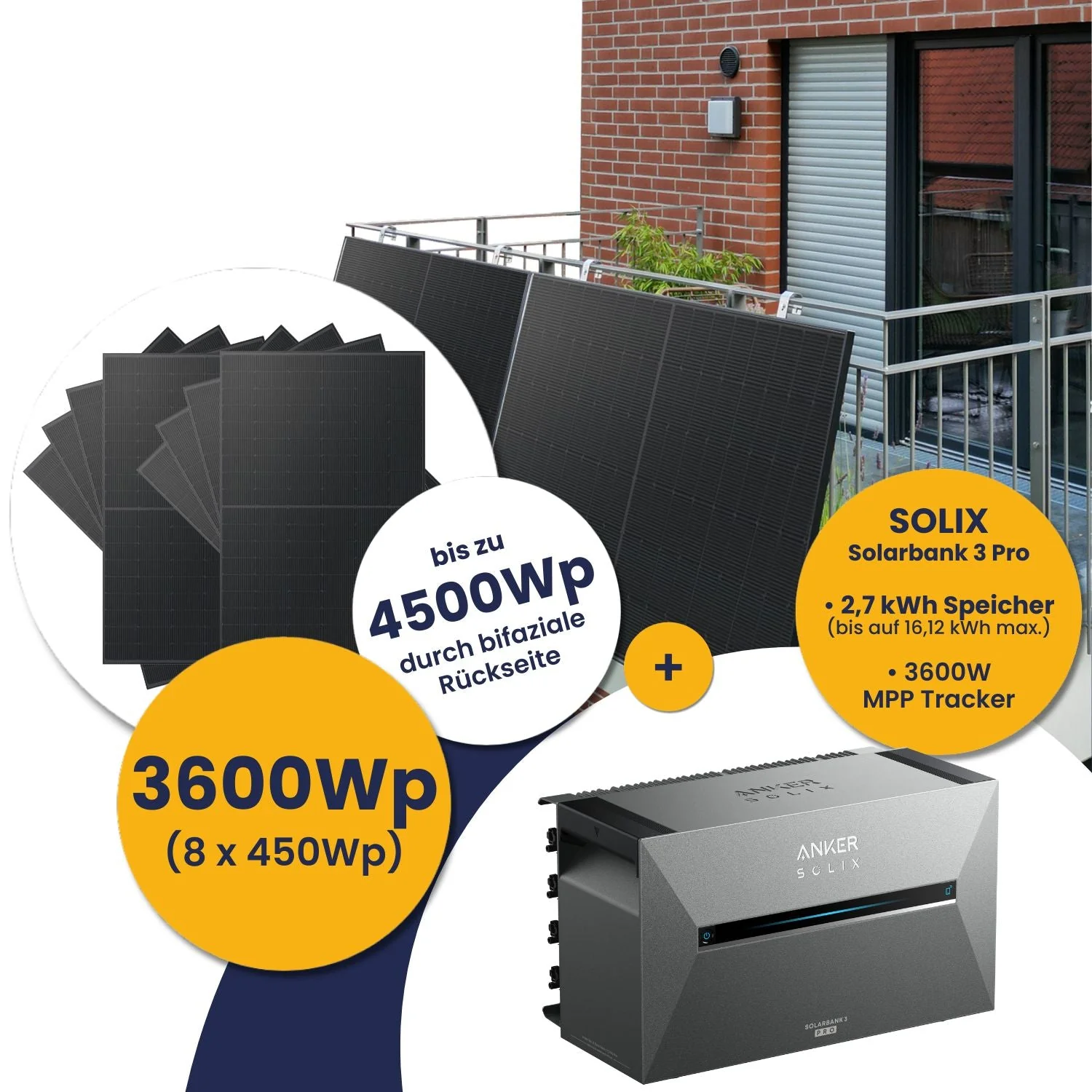 Anker Solarbank 3 E2700 Pro und Kleines Kraftwerk 3600Wp Okta mit optionaler Halterung - Image 25