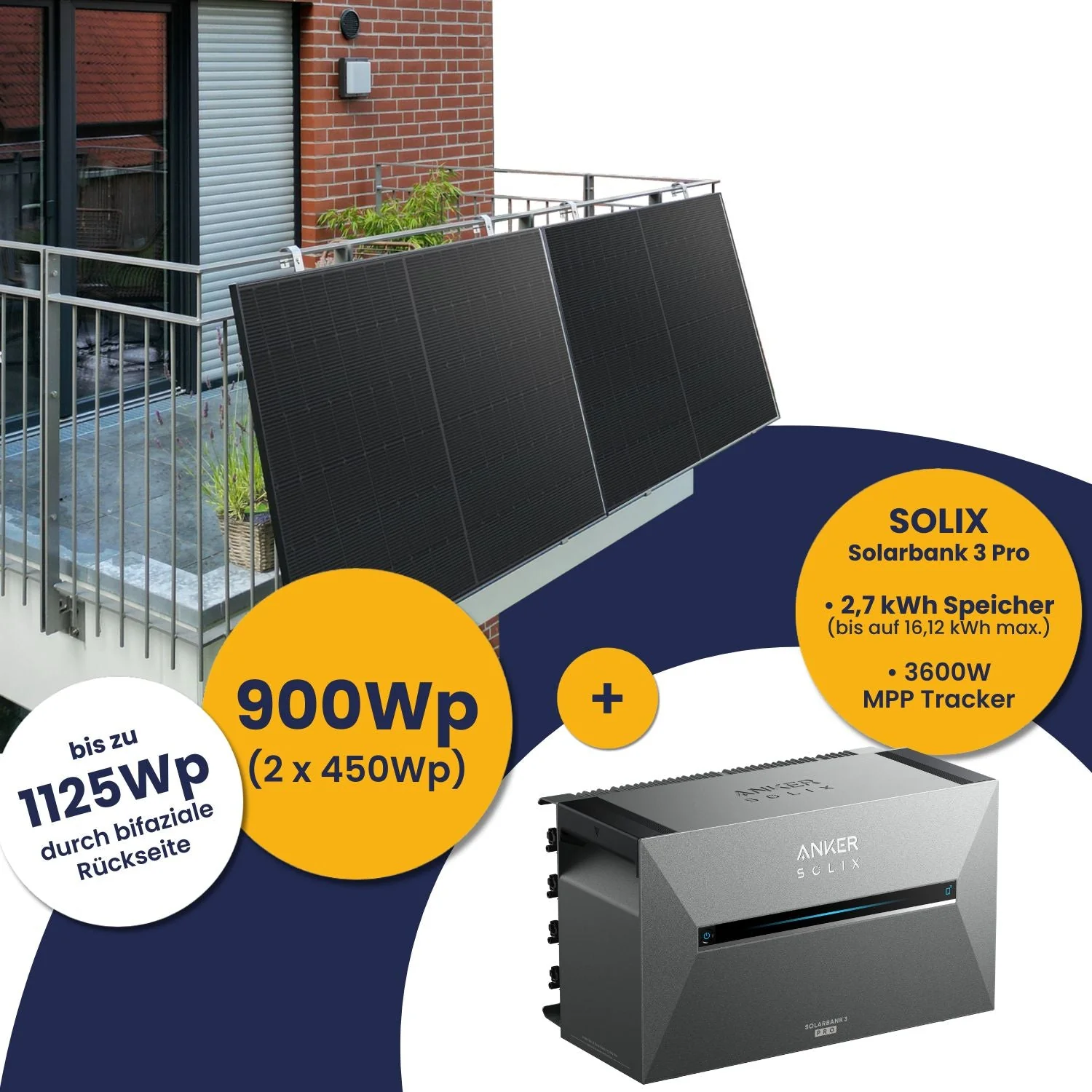 Anker Solarbank 3 E2700 Pro und Kleines Kraftwerk 900Wp Duo mit optionaler Halterung - Image 26