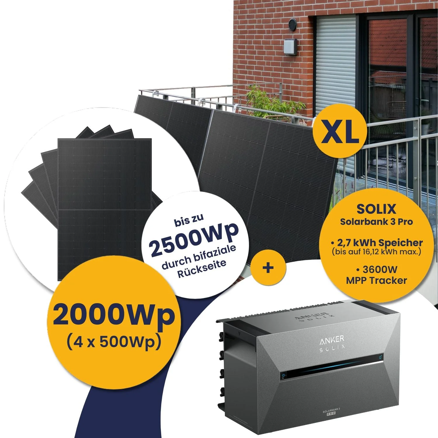 Fab in the Basement Deal: Anker Solarbank 3 E2700 Pro und Kleines Kraftwerk XL 2000Wp Quattro mit optionaler Halterung - Image 26