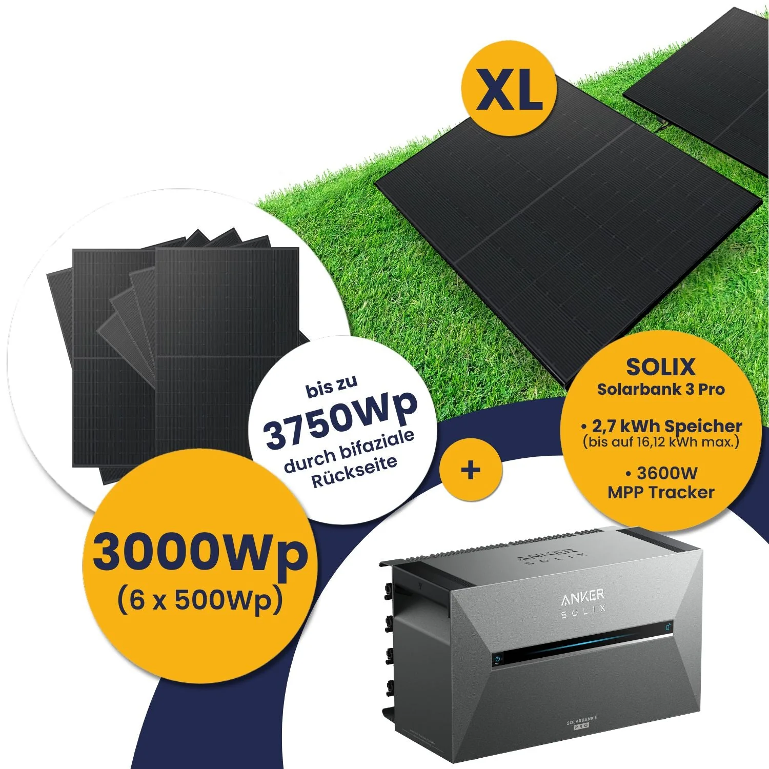 Anker Solarbank 3 E2700 Pro und Kleines Kraftwerk XL 3000Wp Hexa mit optionaler Halterung - Image 25