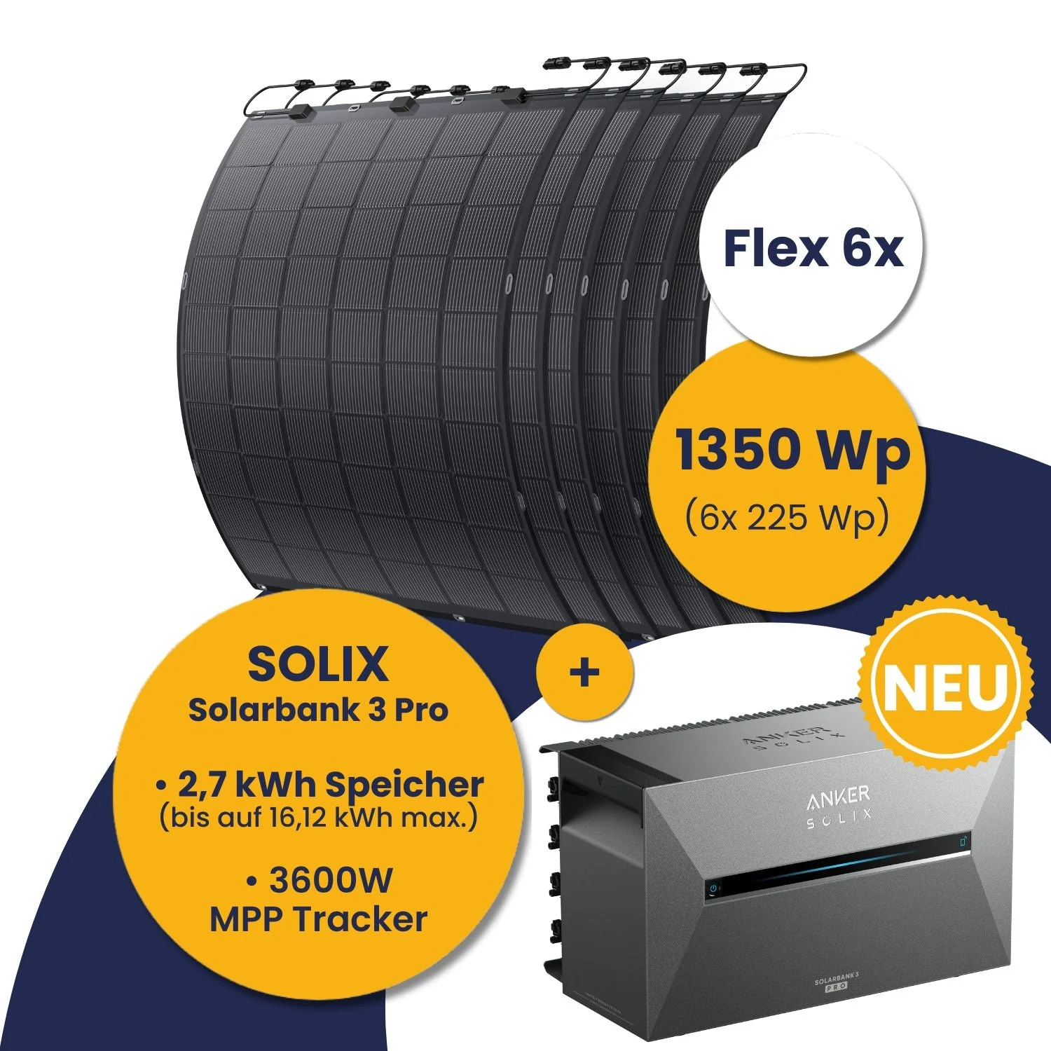Anker Solarbank 3 E2700 Pro und Kleines Kraftwerk Flex 4x-8x Komplettpaket (900 Wp-1800 Wp) - Image 5