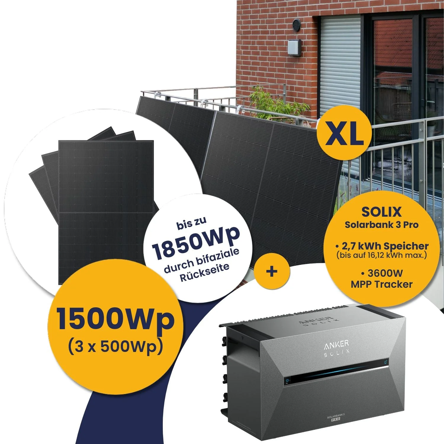 Fab in the Basement Deal: Anker Solarbank 3 E2700 Pro und Kleines Kraftwerk XL 1500Wp Trio mit optionaler Halterung - Image 25