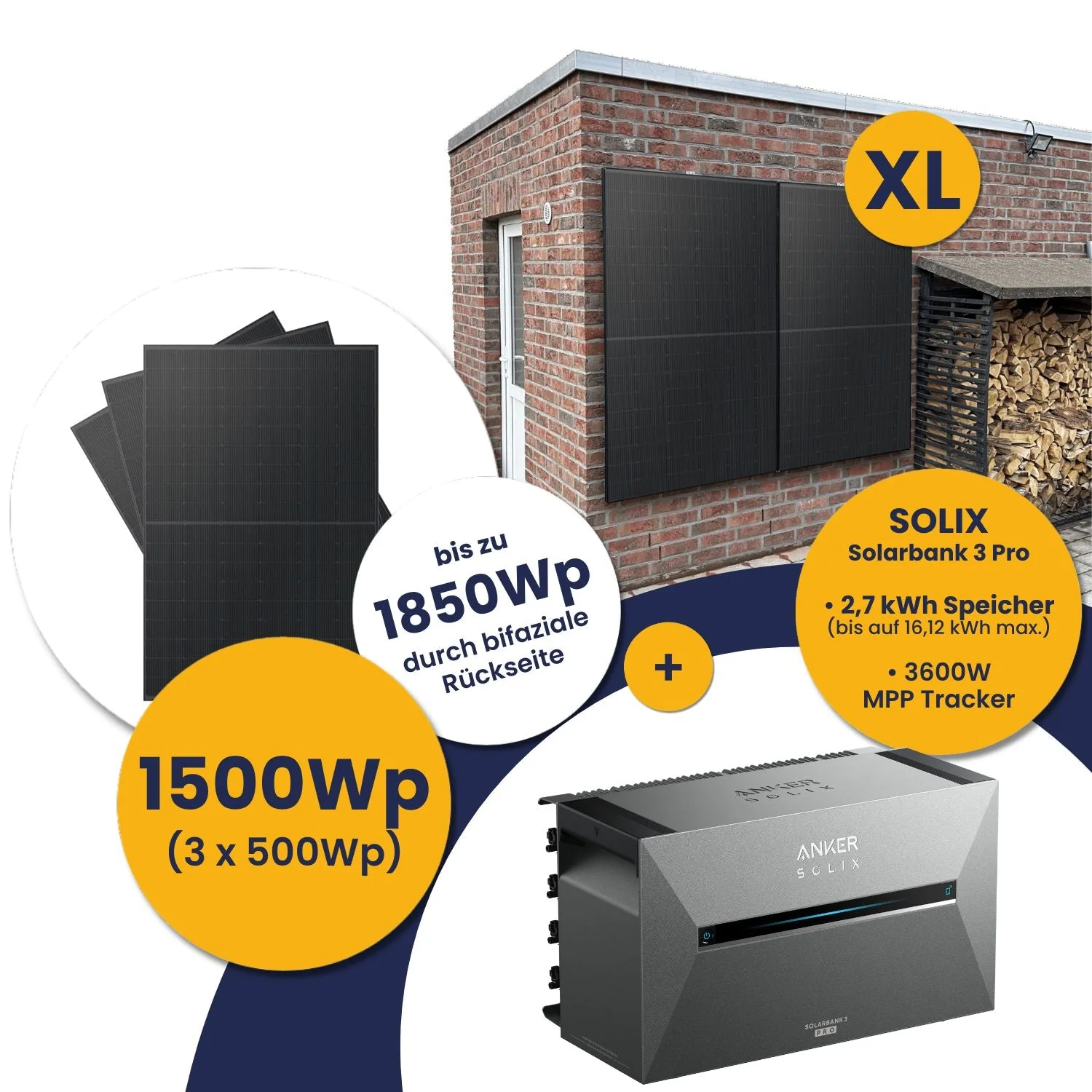 Fab in the Basement Deal: Anker Solarbank 3 E2700 Pro und Kleines Kraftwerk XL 1500Wp Trio mit optionaler Halterung - Image 26