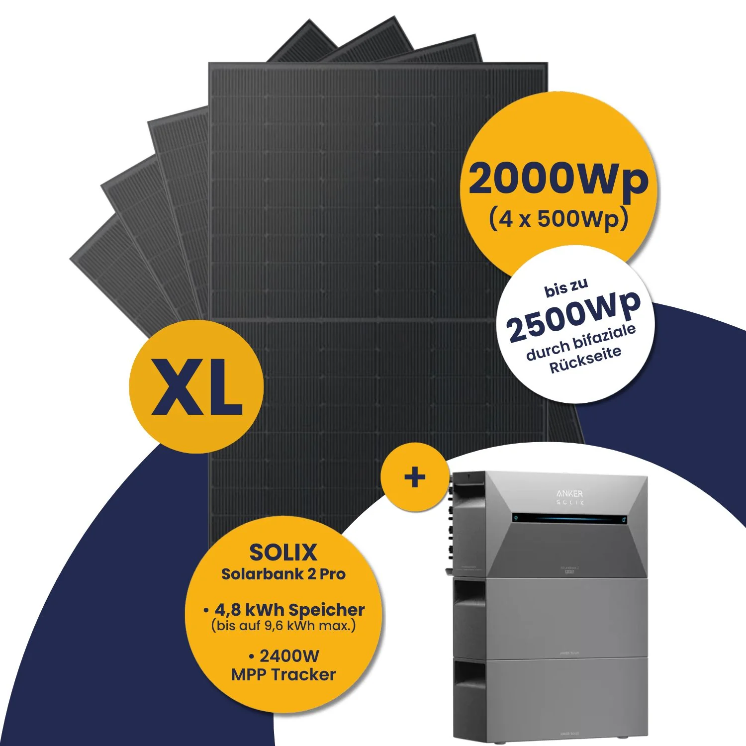 Infranken Deal: Anker Solarbank 2 E1600 Pro und Kleines Kraftwerk XL 2000Wp Quattro mit optionaler Halterung - Image 15