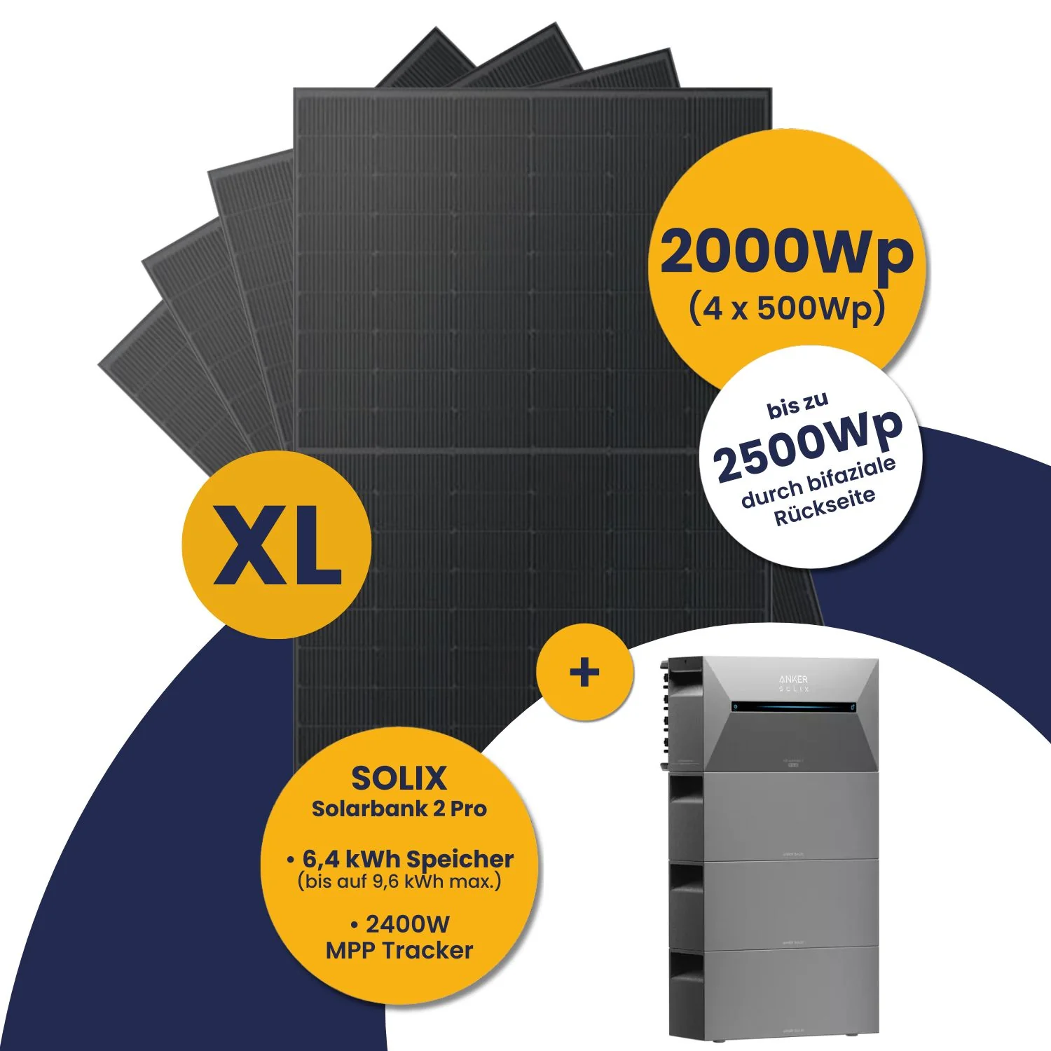 Infranken Deal: Anker Solarbank 2 E1600 Pro und Kleines Kraftwerk XL 2000Wp Quattro mit optionaler Halterung - Image 16