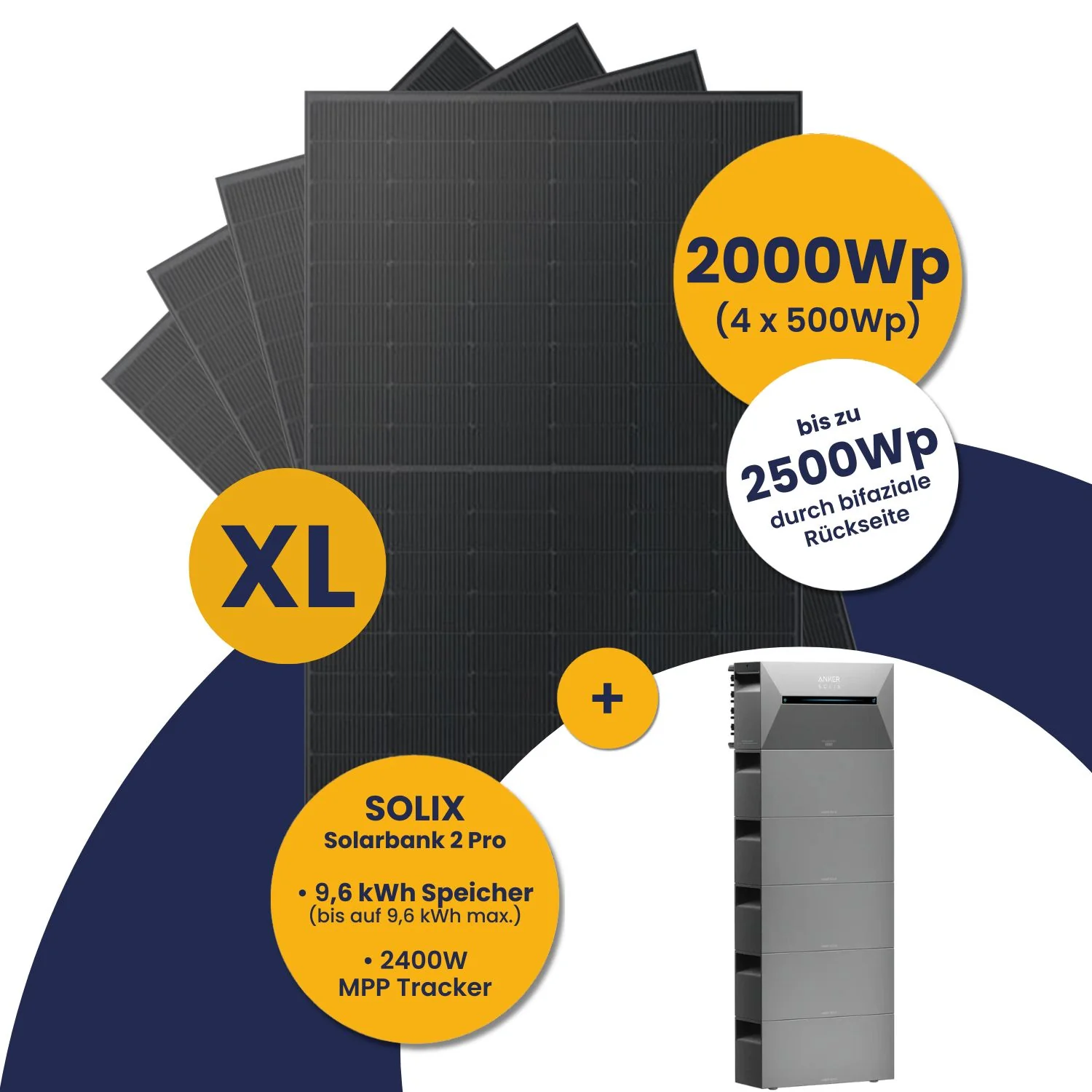Infranken Deal: Anker Solarbank 2 E1600 Pro und Kleines Kraftwerk XL 2000Wp Quattro mit optionaler Halterung - Image 18
