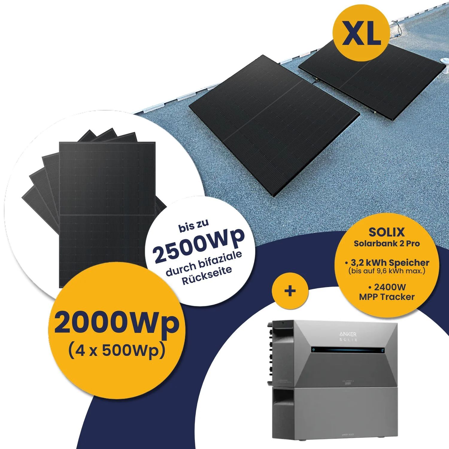 Infranken Deal: Anker Solarbank 2 E1600 Pro und Kleines Kraftwerk XL 2000Wp Quattro mit optionaler Halterung - Image 19