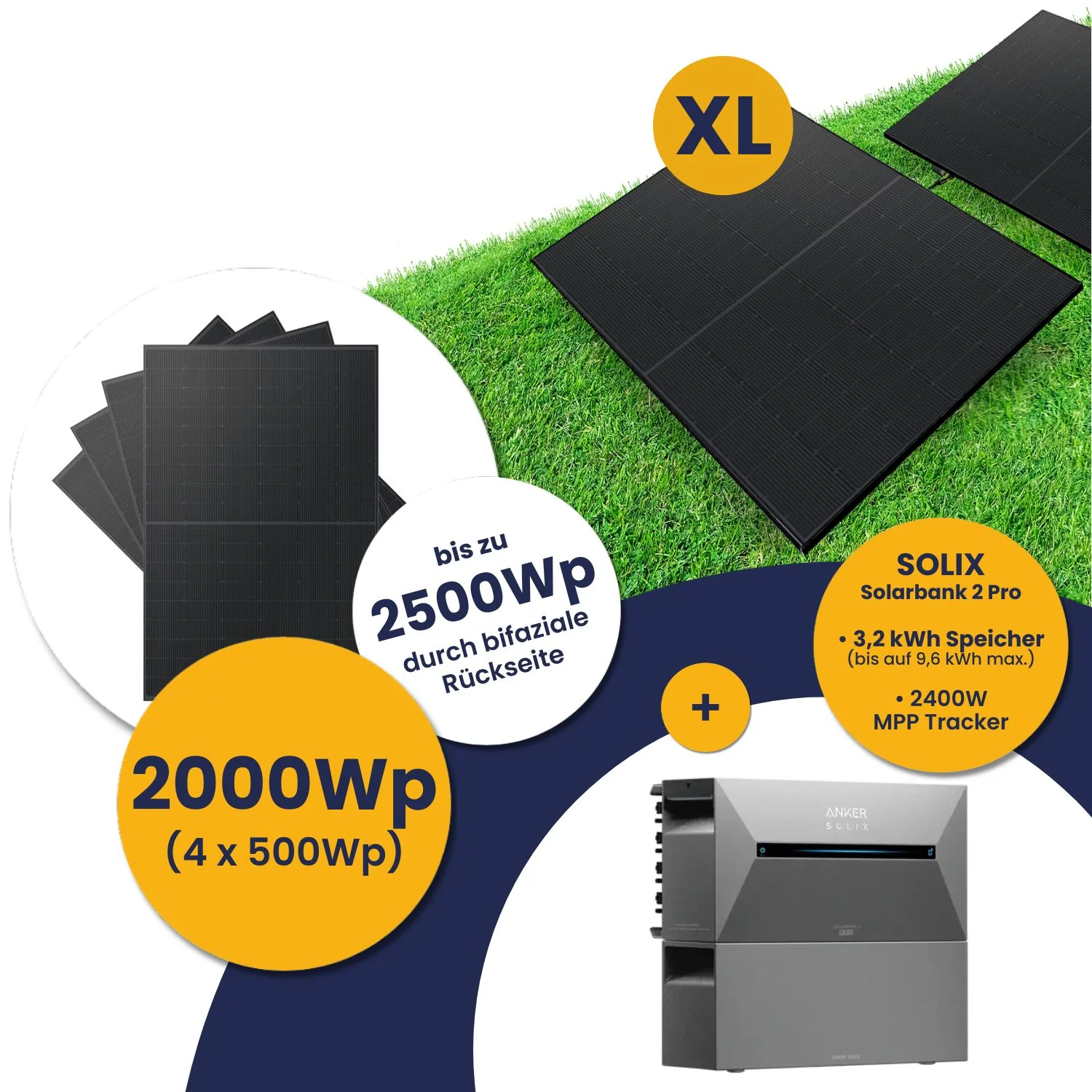 Infranken Deal: Anker Solarbank 2 E1600 Pro und Kleines Kraftwerk XL 2000Wp Quattro mit optionaler Halterung - Image 20