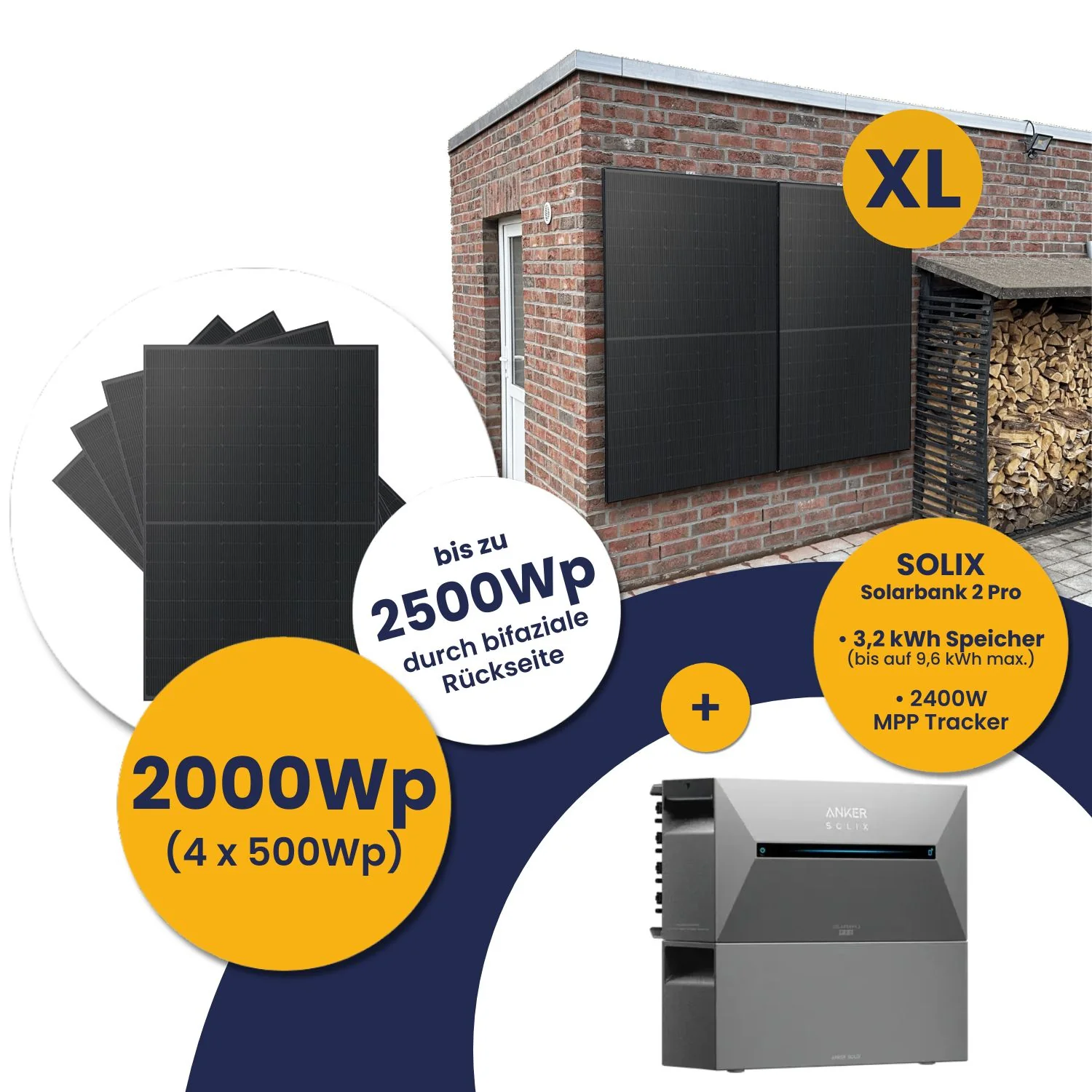 Infranken Deal: Anker Solarbank 2 E1600 Pro und Kleines Kraftwerk XL 2000Wp Quattro mit optionaler Halterung - Image 22