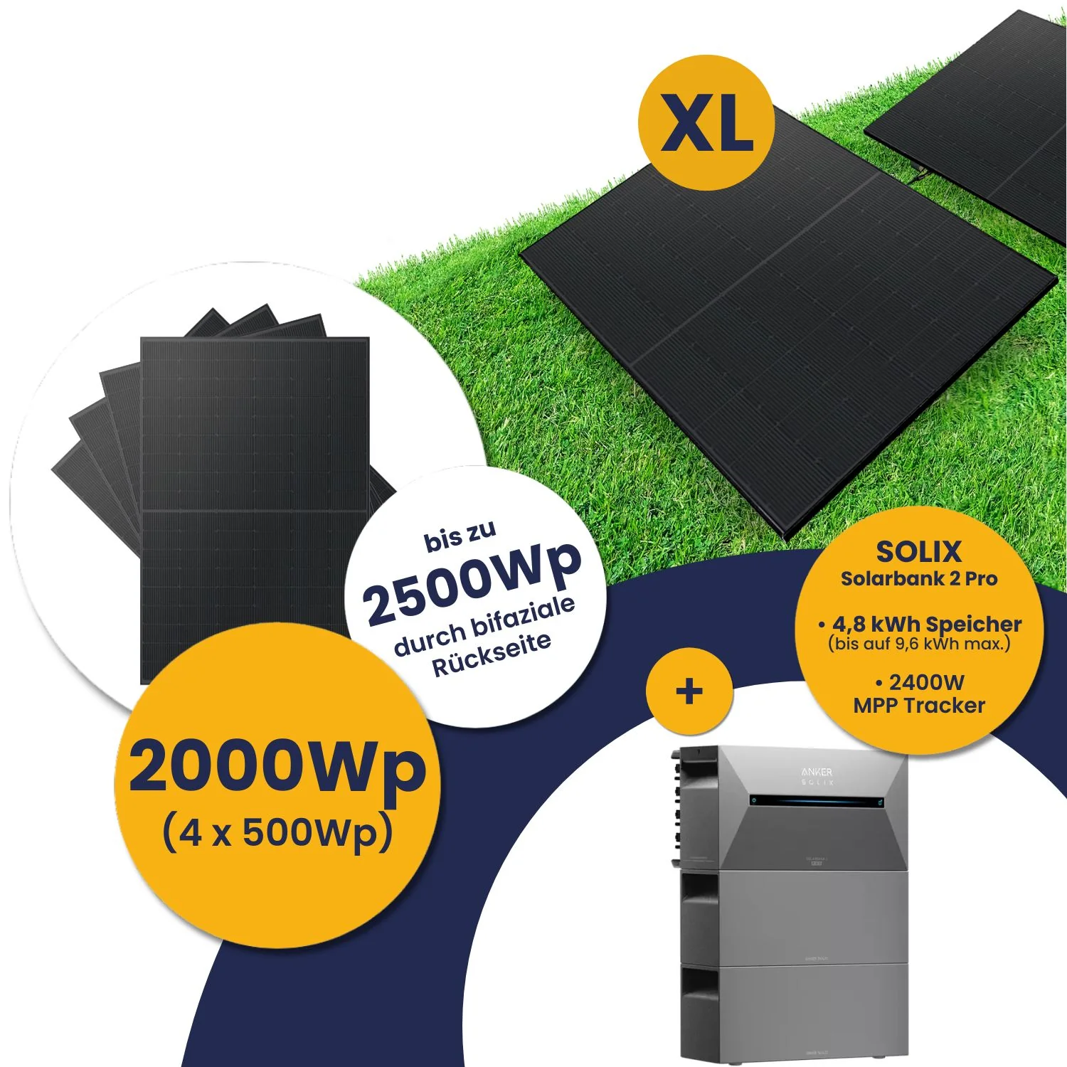 Infranken Deal: Anker Solarbank 2 E1600 Pro und Kleines Kraftwerk XL 2000Wp Quattro mit optionaler Halterung - Image 28