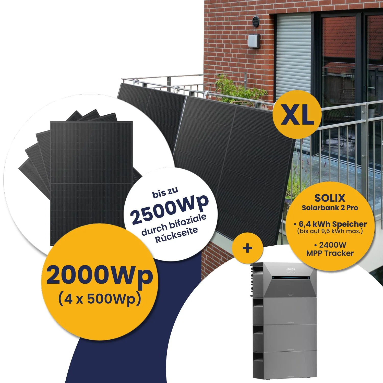 Infranken Deal: Anker Solarbank 2 E1600 Pro und Kleines Kraftwerk XL 2000Wp Quattro mit optionaler Halterung - Image 33