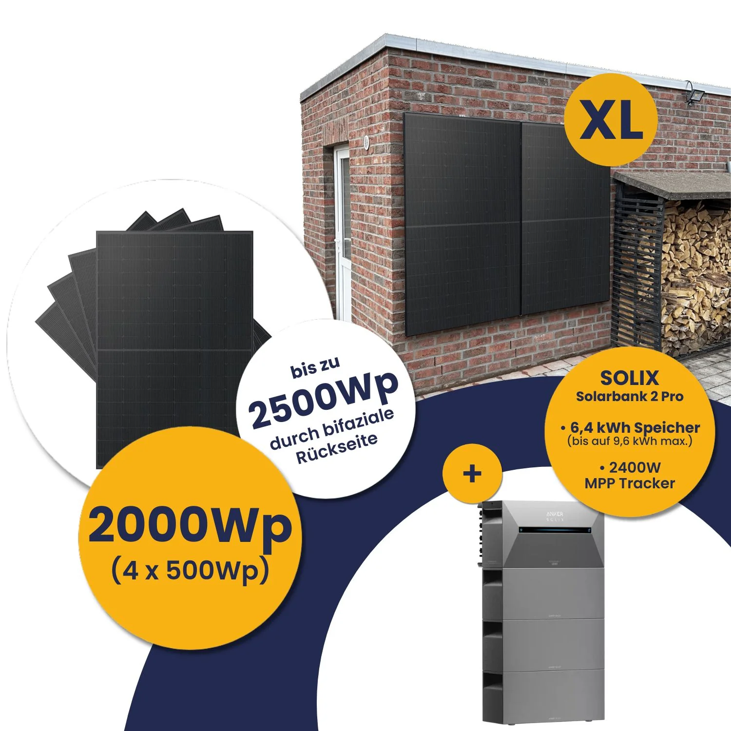 Infranken Deal: Anker Solarbank 2 E1600 Pro und Kleines Kraftwerk XL 2000Wp Quattro mit optionaler Halterung - Image 37