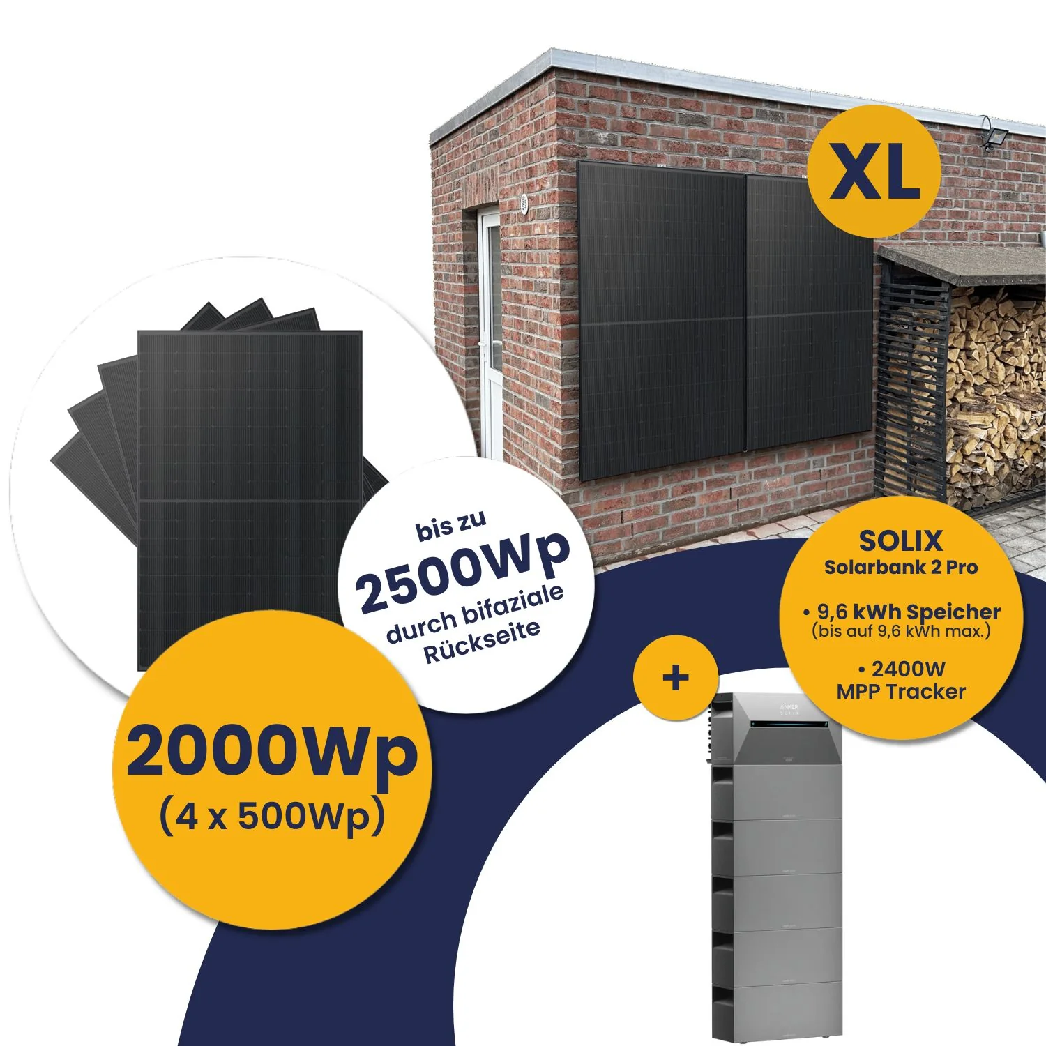 Infranken Deal: Anker Solarbank 2 E1600 Pro und Kleines Kraftwerk XL 2000Wp Quattro mit optionaler Halterung - Image 39