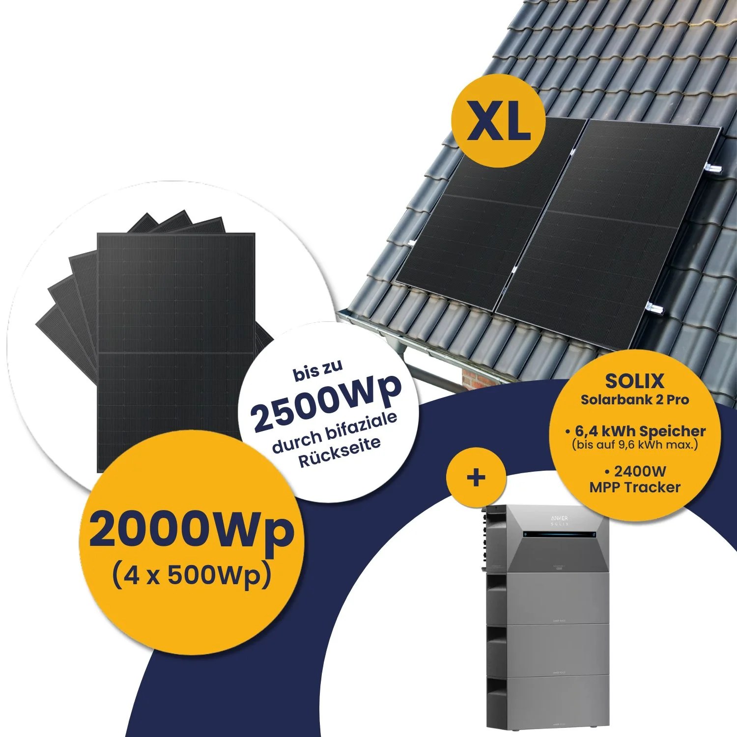 Infranken Deal: Anker Solarbank 2 E1600 Pro und Kleines Kraftwerk XL 2000Wp Quattro mit optionaler Halterung - Image 41