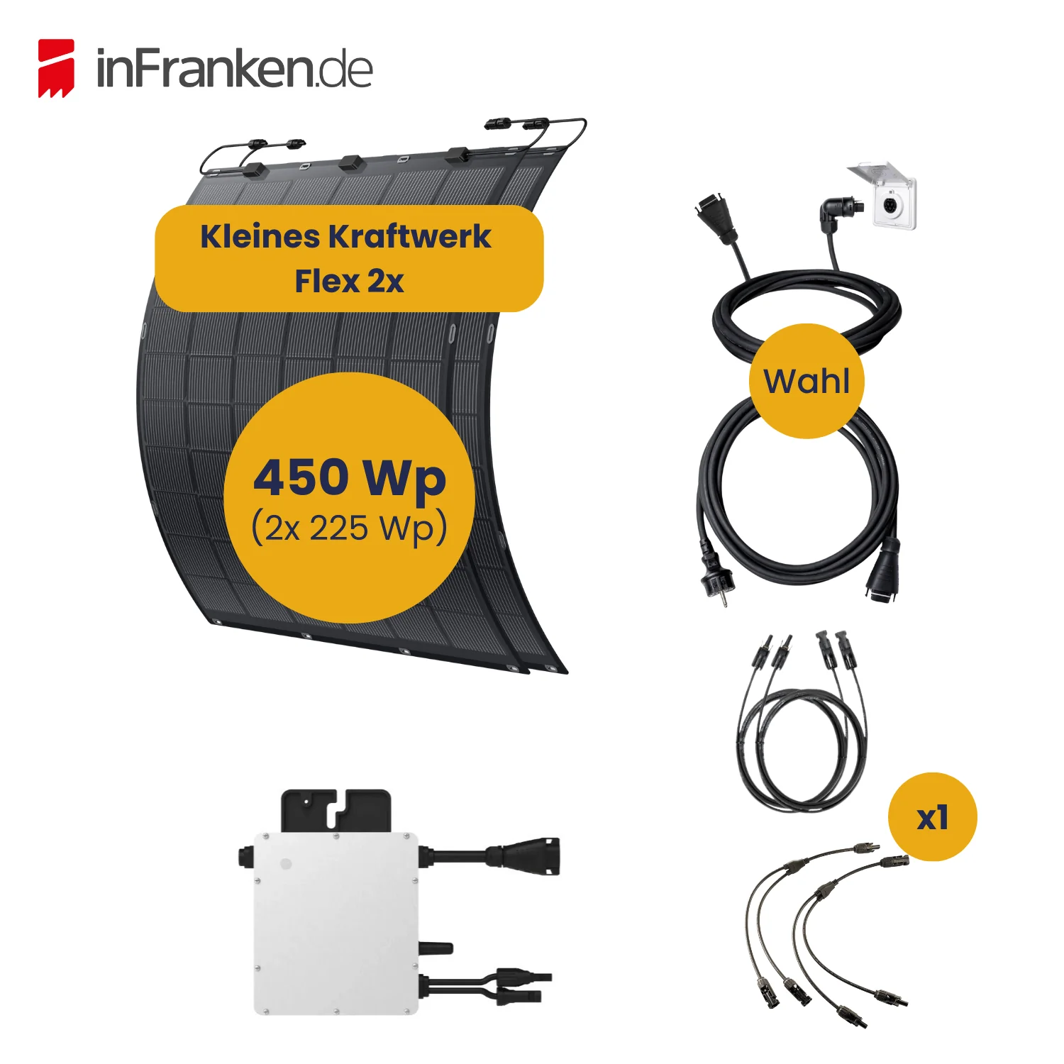 InFranken Deal: Kleines Kraftwerk Flex 2x Komplettpaket (450Wp)
