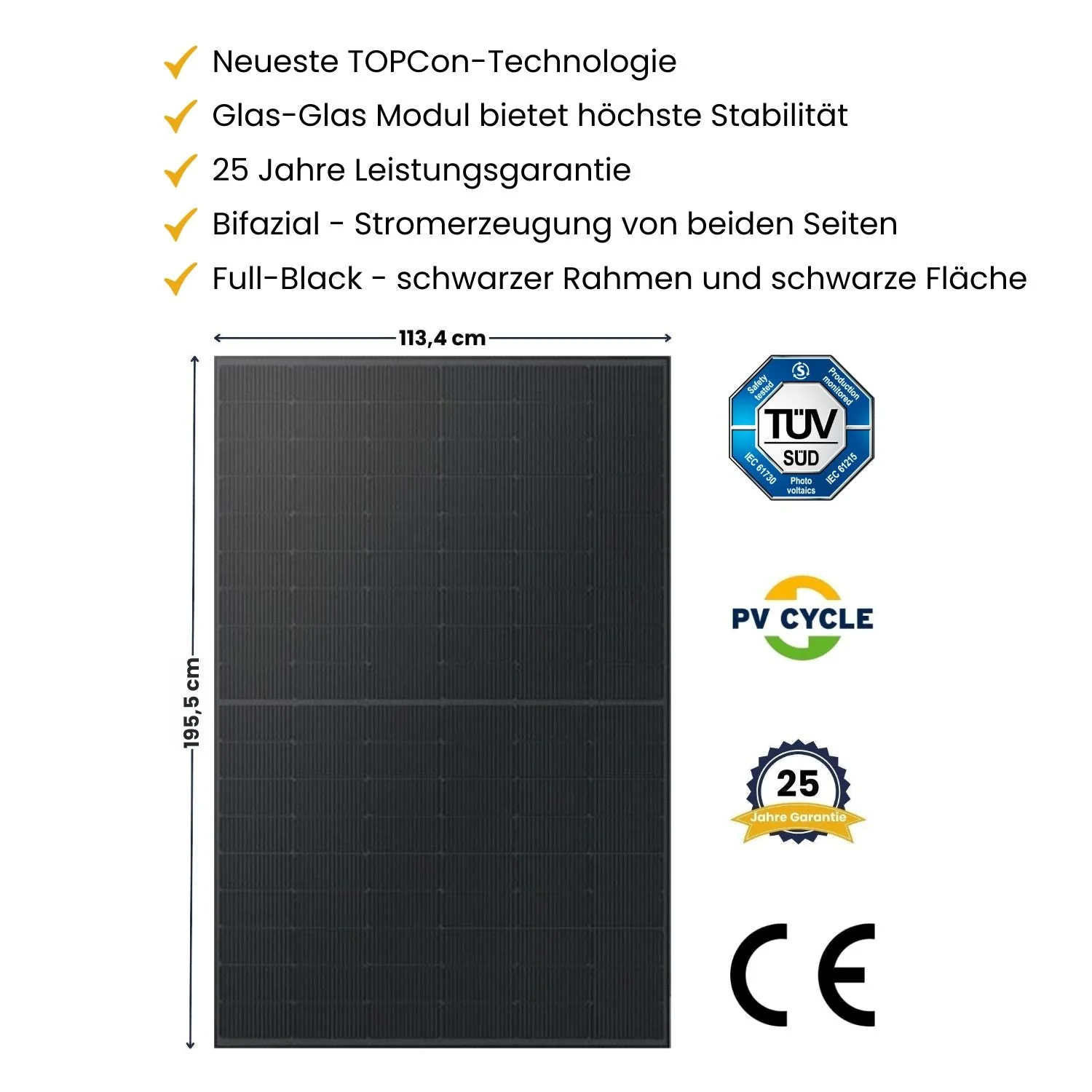Kleines Kraftwerk x N-TV: Solaranlage Komplettpaket (4000Wp+) mit bifazialen XL Modulen und optionaler Halterung - Image 4