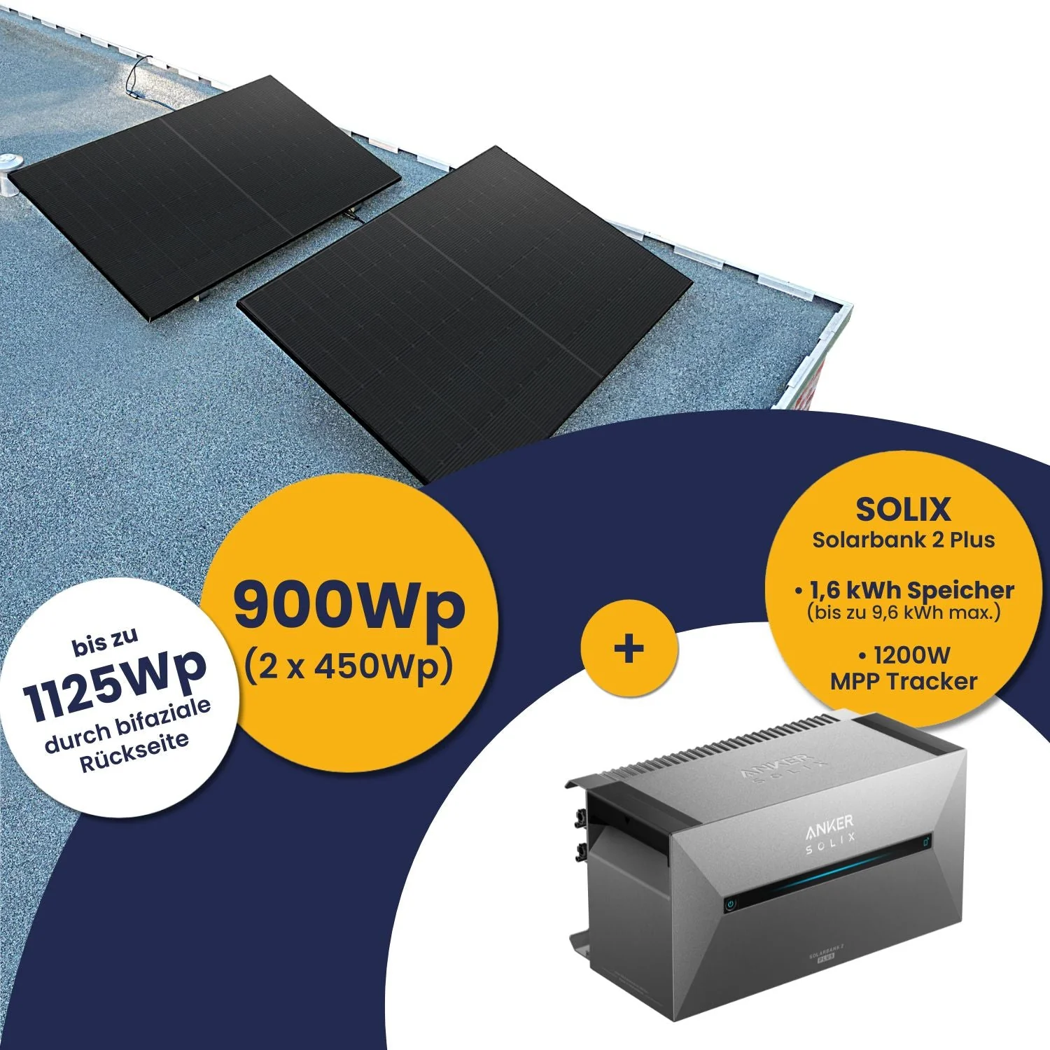 N-TV Deal: Anker Solarbank 2 E1600 Pro und Kleines Kraftwerk 900Wp Duo mit optionaler Halterung - Image 10