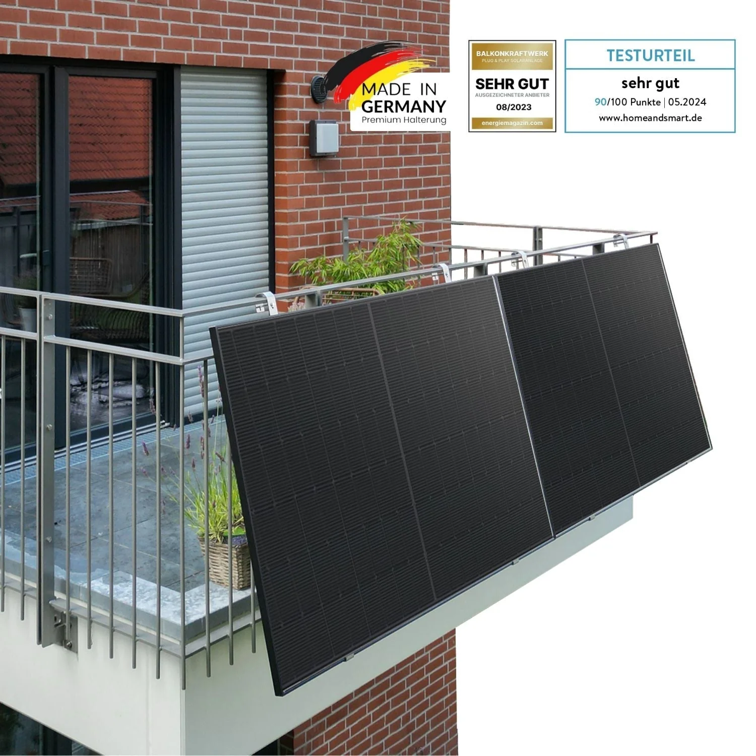 N-TV Deal: Kleines Kraftwerk Duo Komplettpaket mit optionaler Halterung (900Wp+) Bifazial - Image 11