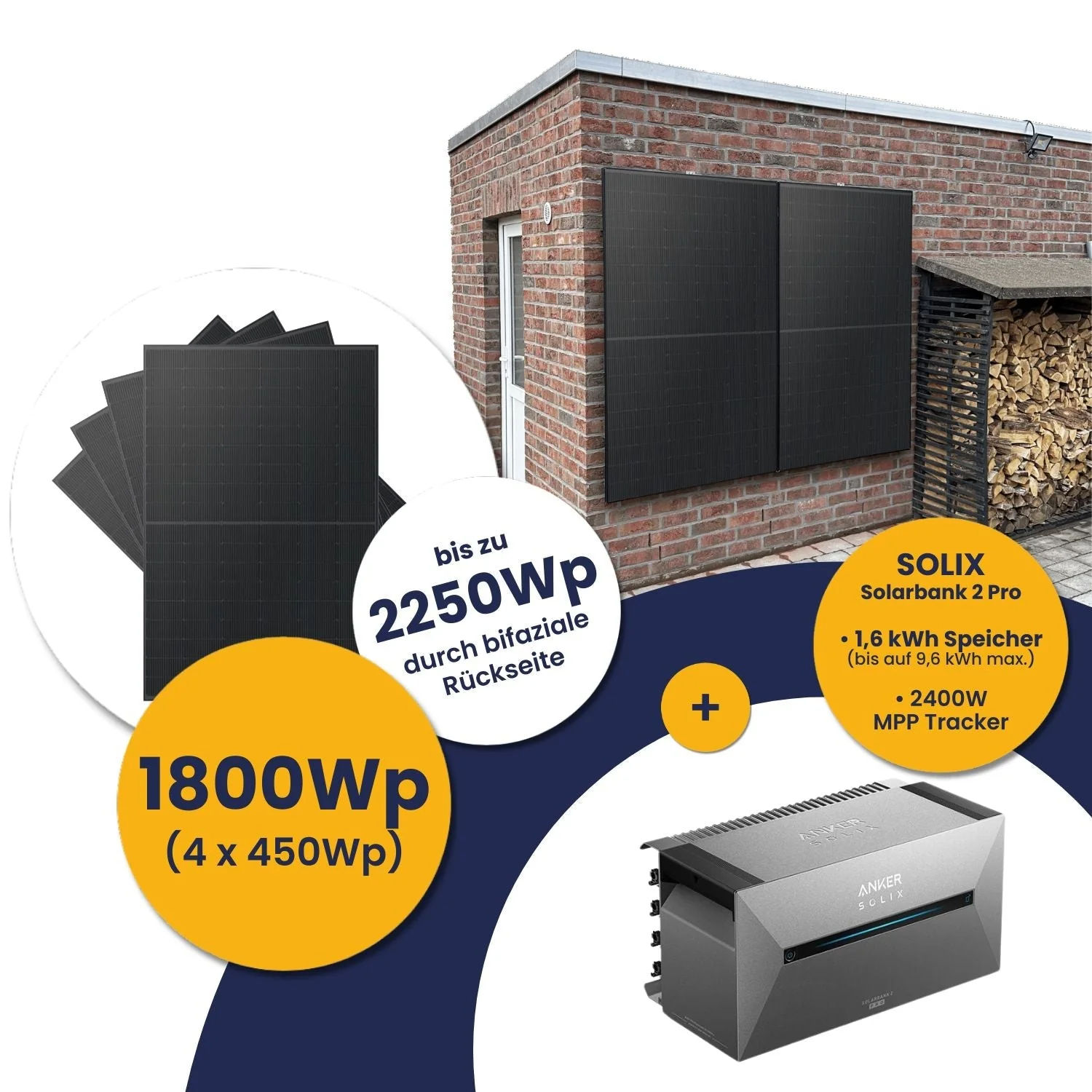 N-TV Deal: Kleines Kraftwerk Quattro (1800Wp) mit Anker Solarbank 2 E1600 Pro mit optionaler Halterung - Image 11