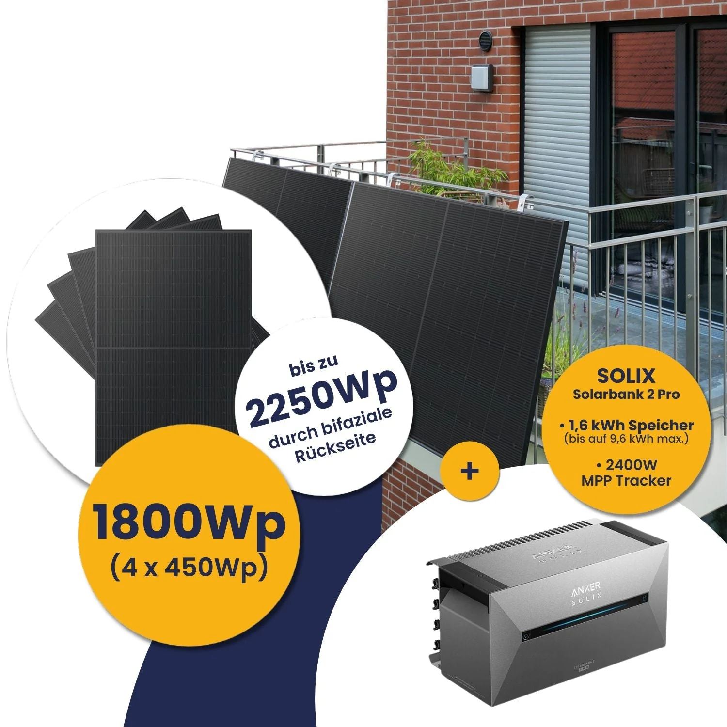 N-TV Deal: Kleines Kraftwerk Quattro (1800Wp) mit Anker Solarbank 2 E1600 Pro mit optionaler Halterung - Image 12