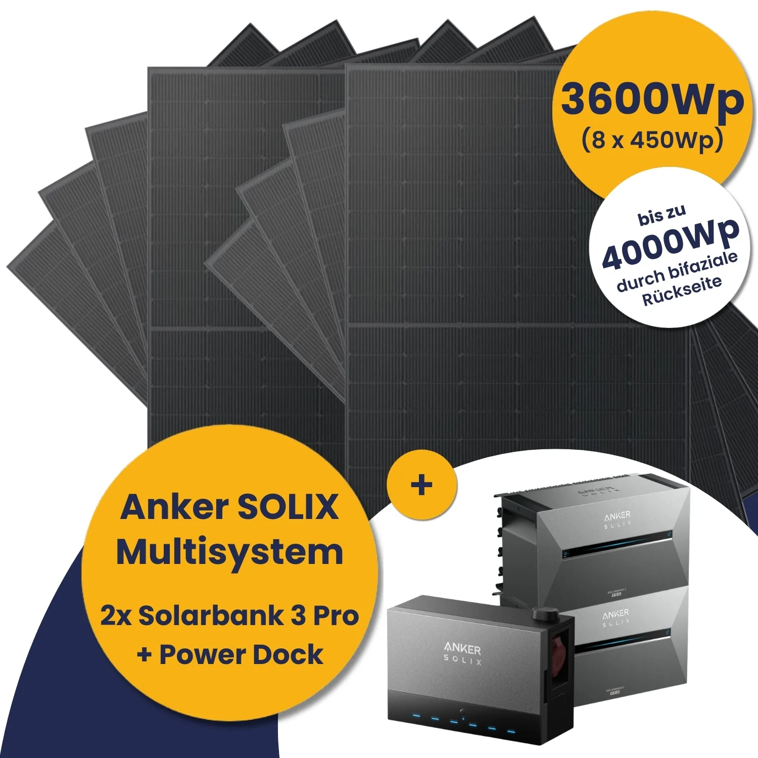 2x Anker Solarbank 3 E2700 Pro mit Power Dock Multisystem und Kleines Kraftwerk (3600Wp-7200Wp) mit optionaler Halterung - Image 18