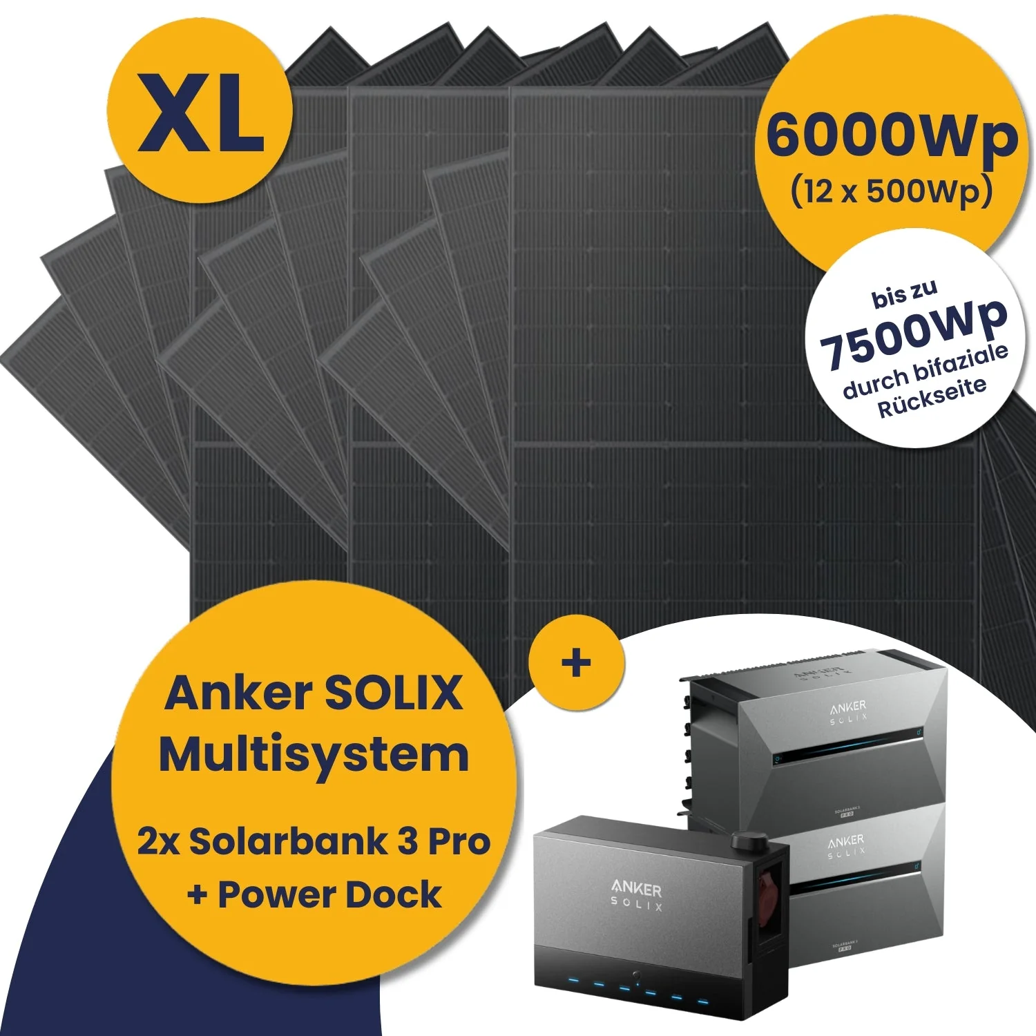 2x Anker Solarbank 3 E2700 Pro mit Power Dock Multisystem und Kleines Kraftwerk XL (4000Wp-8000Wp) mit optionaler Halterung - Image 20