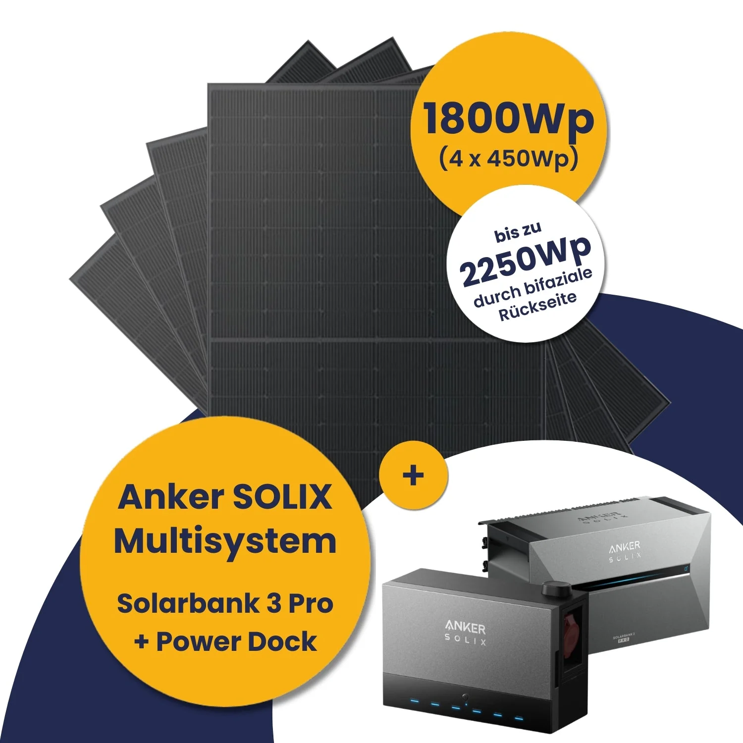 Anker Solarbank 3 E2700 Pro mit Power Dock Multisystem und Kleines Kraftwerk (1800Wp-3600Wp) mit optionaler Halterung - Image 18