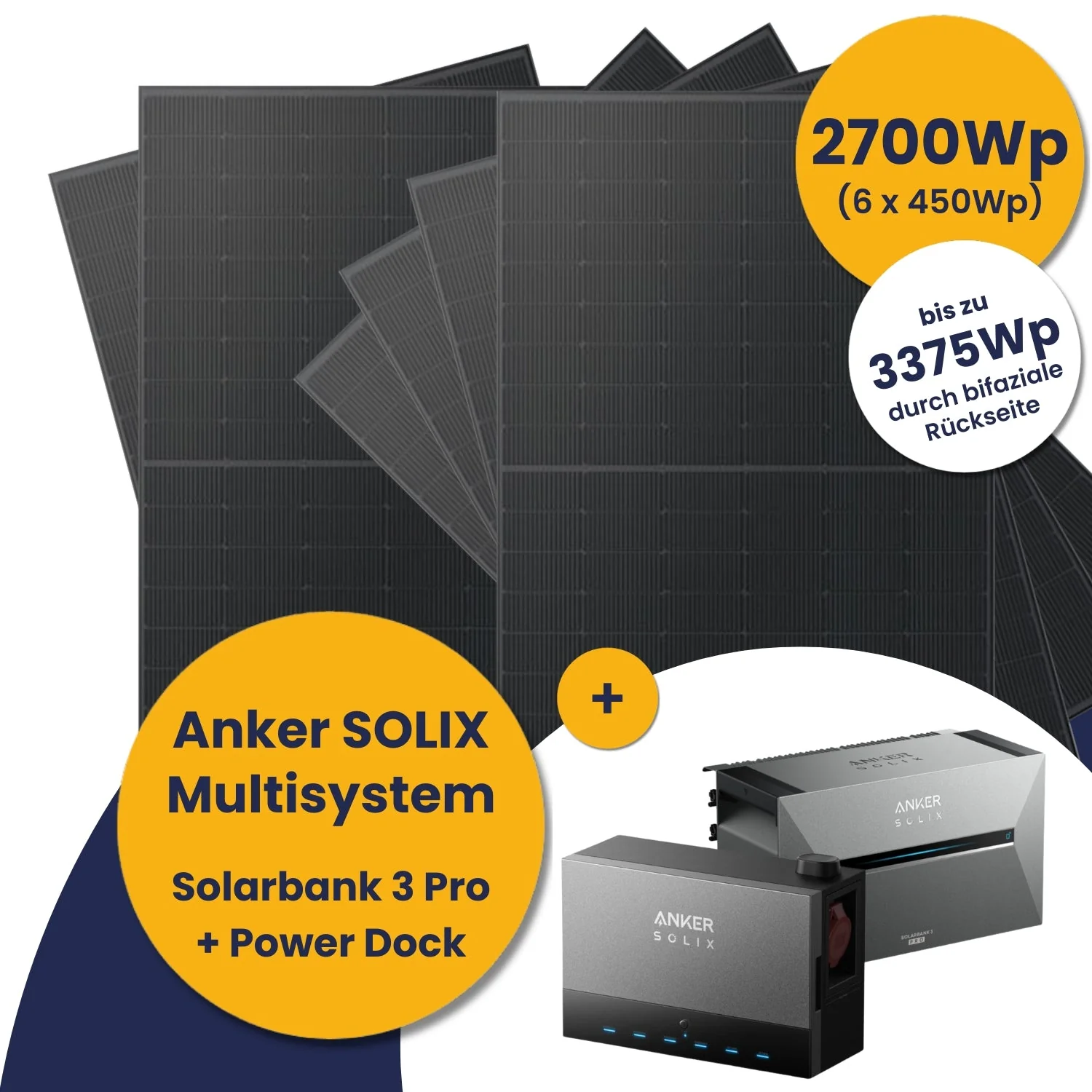 Anker Solarbank 3 E2700 Pro mit Power Dock Multisystem und Kleines Kraftwerk (1800Wp-3600Wp) mit optionaler Halterung - Image 19