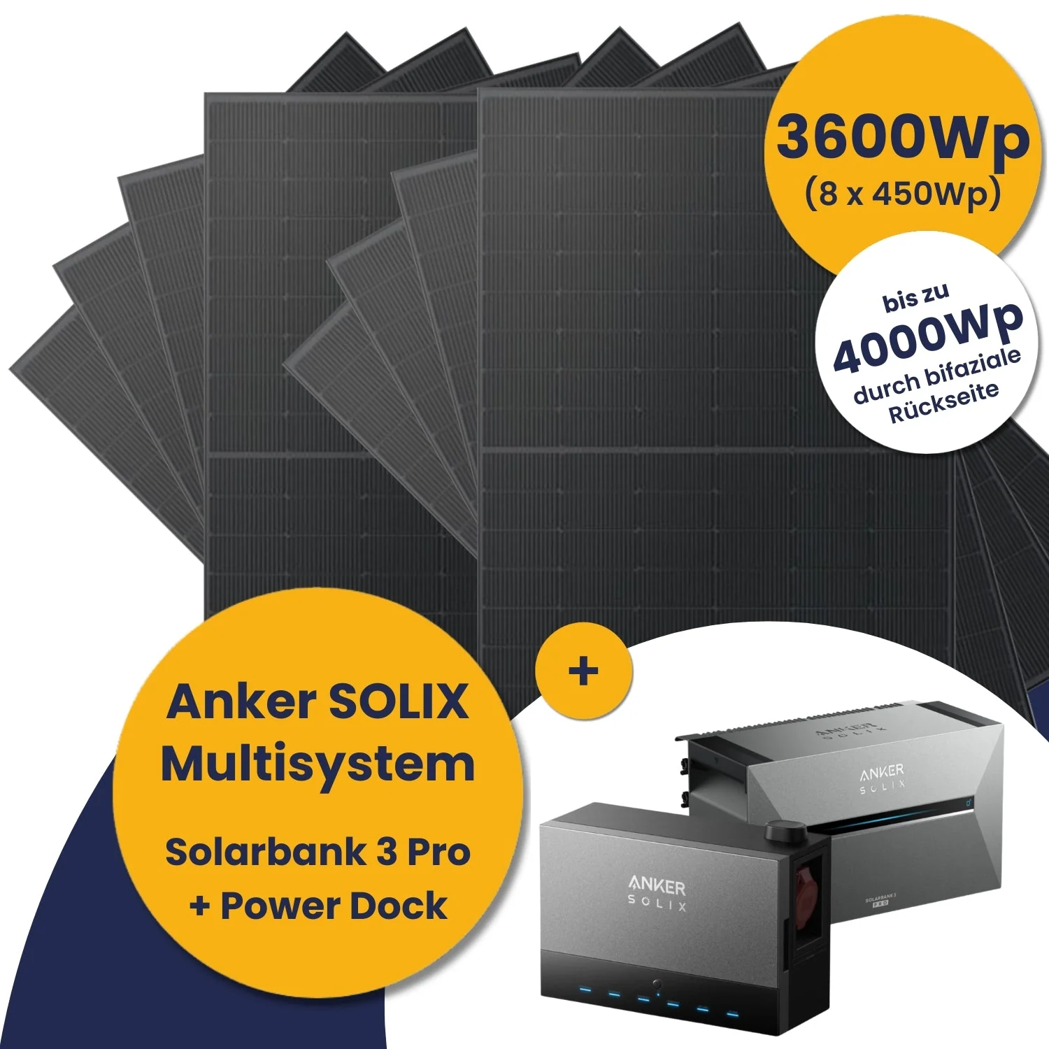 Anker Solarbank 3 E2700 Pro mit Power Dock Multisystem und Kleines Kraftwerk (1800Wp-3600Wp) mit optionaler Halterung - Image 20